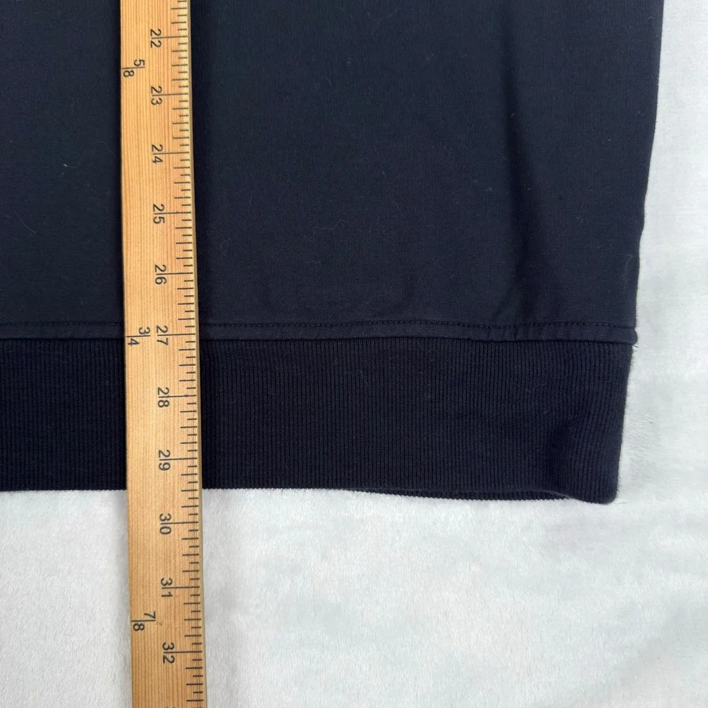 Travis Mathew Mens Black Quarter Zip Pullover Crown Royal Logo Fleece Large
